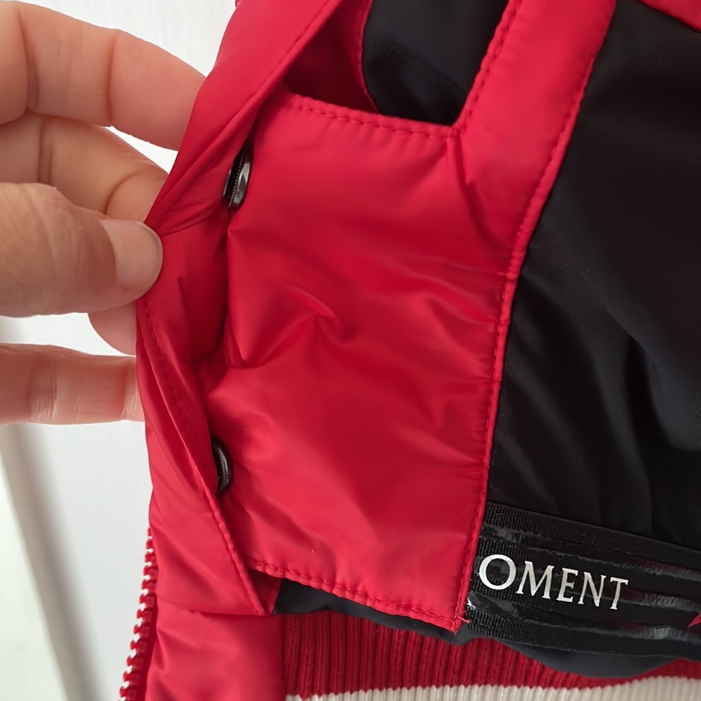 NWT ♥️ PERFECT MOMENT Rainbow Quilted Down Bomber Jacket - Picture 11 of 16